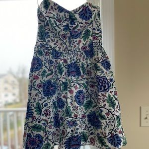 Jack Wills Strapless Floral Dress